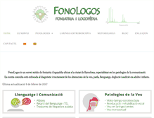 Tablet Screenshot of fonologos.com